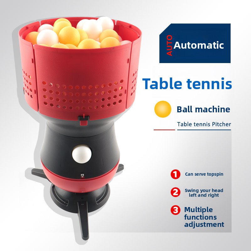 Table Tennis Gun - Портативная автоматическая машина для подачи теннисных