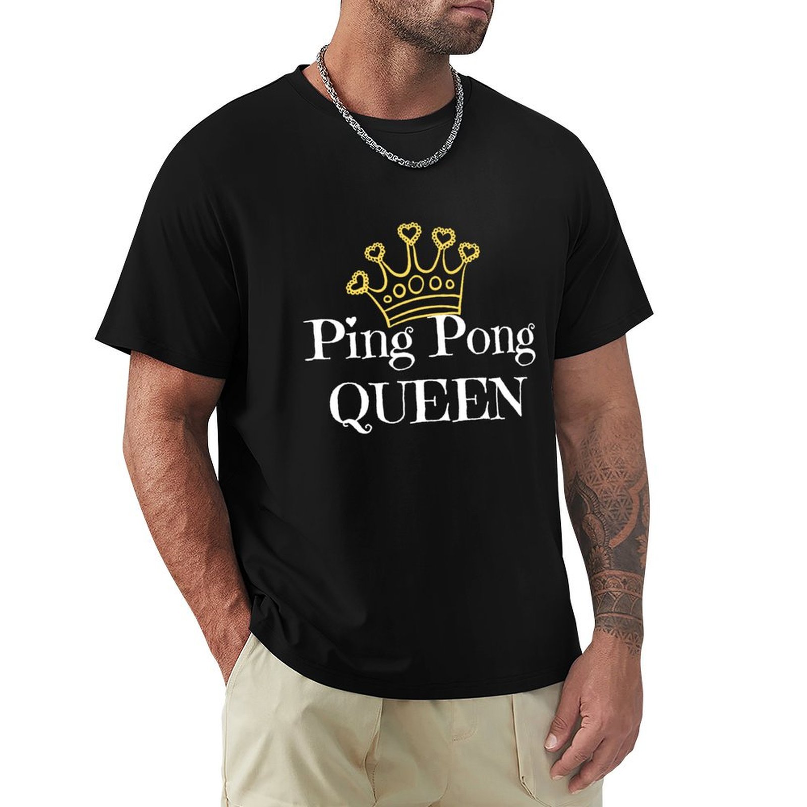 Table Tennis Queen - Футболка для любителей настольного тенниса 