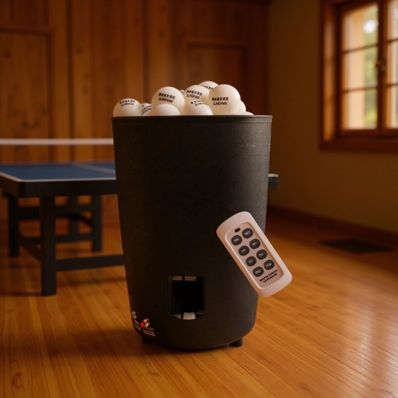 Table Tennis Gun - Портативная автоматическая машина для подачи мячей