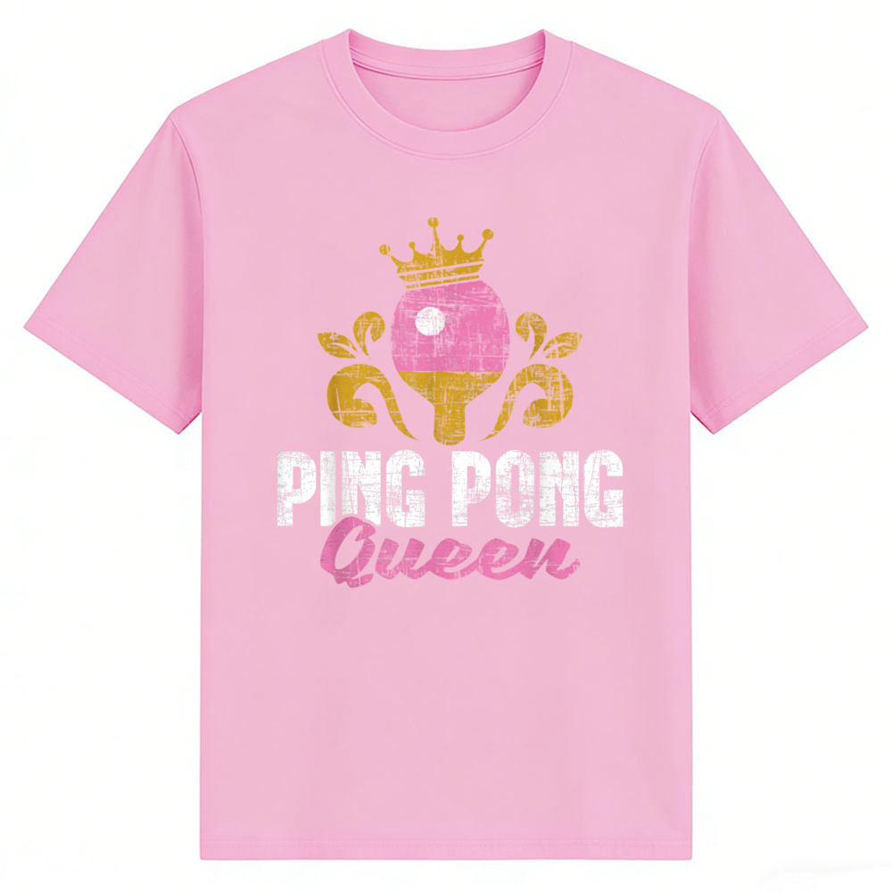 Table Tennis Queen - Футболка с графическим принтом Ping Pong