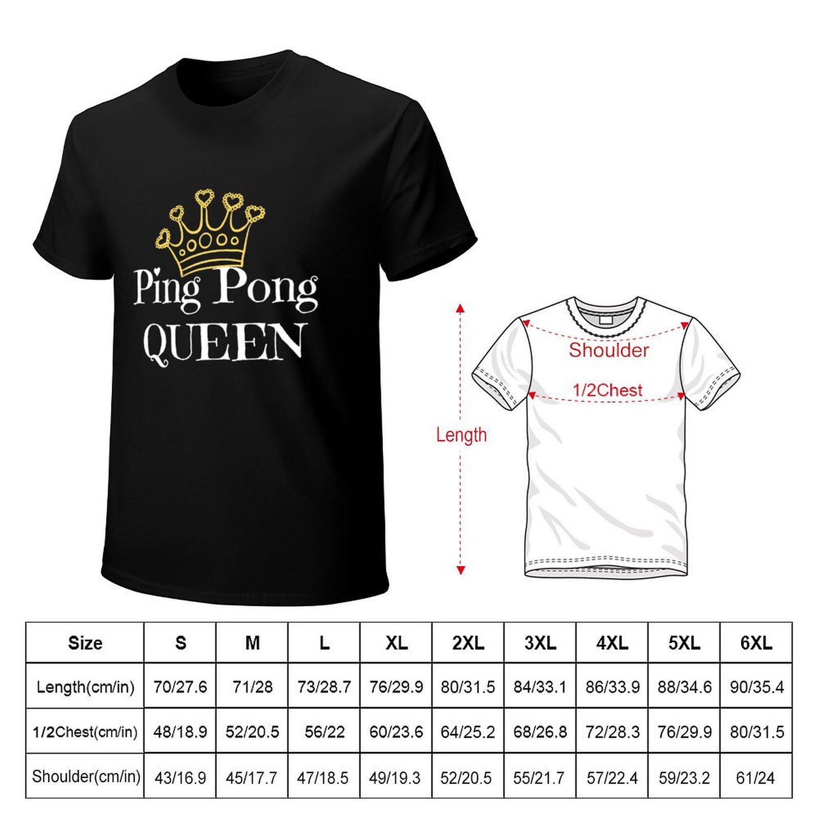 Футболка для любителей настоль – обзор и цена Table Tennis Queen