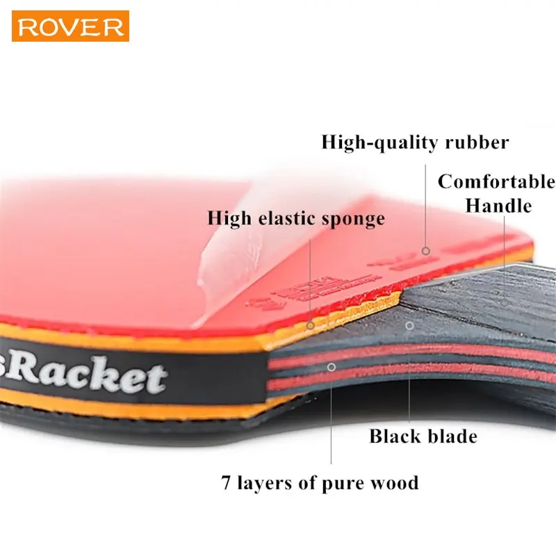 Ракетка для настольного теннис – обзор и цена Table Tennis Forehand Rubber