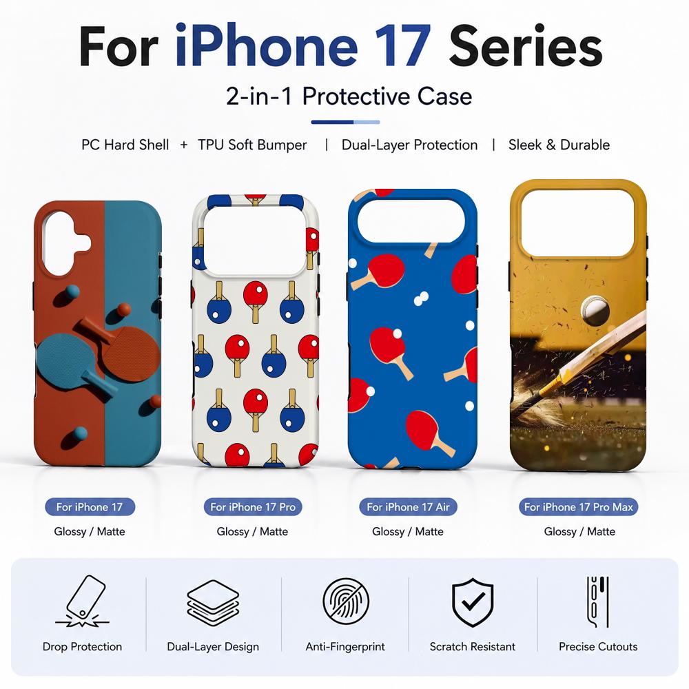 Чехол-накладка 2-в-1 для iPhon – обзор и цена Table Tennis Pc
